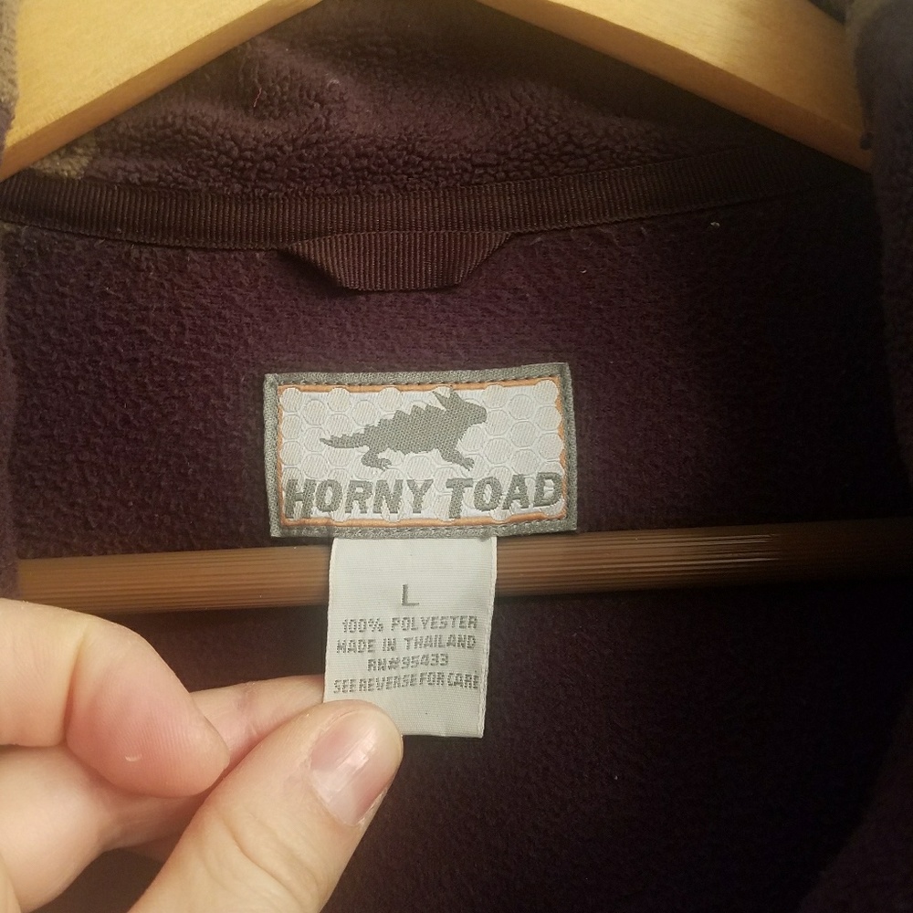 Toad & Co. mens zip up fleece jacket -soft!
